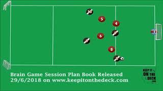 SESSION PLAN:  4vs4 Third Man Runs & Hold Up Play