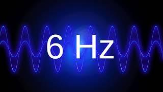 6 Hz clean pure sine wave BASS TEST TONE frequency