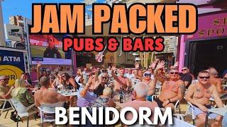 Benidorm - JAM PACKED Pubs & Bars!┃The Strip, Levante Beach & Derramador