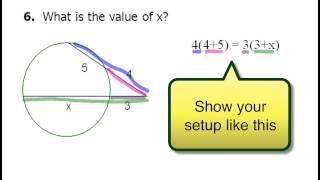 10-6 How to Find Secant and Tangent Lengths in Circles