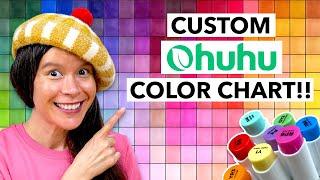 Custom Ohuhu Color Chart: The GENIUS Way to Organize Your Colors!