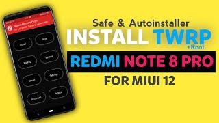 How to install TWRP &ROOT in Redmi Note 8 Pro For MiUi 12 | Safe & No Hard Brick & Without Data Loss