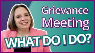 How to Run a Grievance Meeting