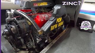 High Performance Boat Engine needs zinc-  Sport Nautique V8