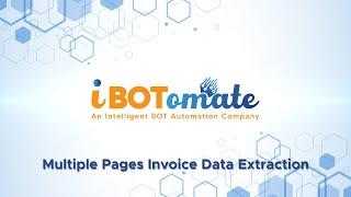 Multiple pages Invoice Data Extraction | Document Template | iBOTomate