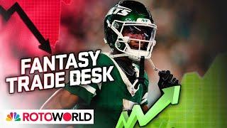 Fantasy Trade Desk: Buy low on Garrett Wilson, sell high on Chuba Hubbard | Rotoworld | NFL on NBC