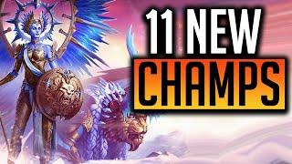 11 NEW CHAMPIONS FOR CHRISTMAS FUSION PATCH! RAID TEST SERVER | Raid: Shadow Legends