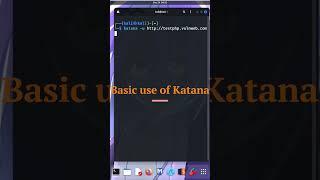 Basic use of Katana Tool #bugbounty #shorts #shortsvideo #viral #bugbountytip #discovery #katana