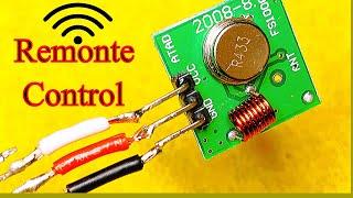 How To Make Simple RF Remote Control One Channel Transmitter and Receiver