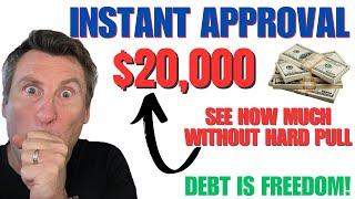 $20K INSTANT Approval Credit Card 0% Interest 15 Months! Better than LOAN!!