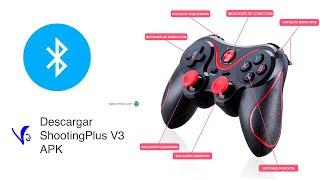 Como configurar cualquier control bluetooth gamer con celular Shooting plus v3