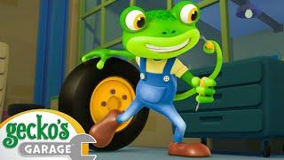 Bedtime Repairs | Gecko's Garage Fun Cartoons | Moonbug Kids Cartoon Adventure