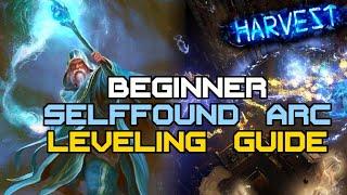 How to start in Solo Selffound - Beginner Arc Build Leveling Full Guide - Path of Exile: Harvest