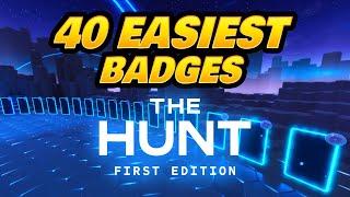 40 Easiest Badges to earn in The Hunt before it ends