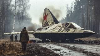 VOR 3 MINUTEN! Russische streng geheime C-70 „Hunter“ von ukrainischer BUK-M1-Rakete in der Nähe von