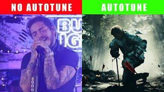 (AUTOTUNE VS. NO AUTOTUNE) POST MALONE - GOODBYES