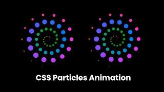 CSS Particles Animation | HTML CSS Animation