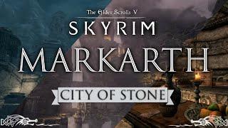 Markarth | Skyrim City Music & Ambience | City of Stone | 3 Hours