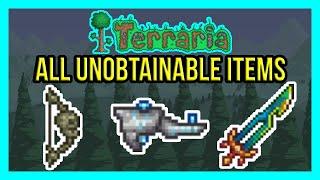 ALL Unobtainable Items in Terraria 1.4.1