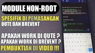 MODULE GAMING NON-ROOT PASANG DI QUTE WORK ? BAHAS CARA MEMASANG MODULE NON-ROOT DI QUTE DAN BREVENT