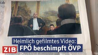 FPÖ-Stammtisch: Das sagt die FPÖ hinter dem Rücken der ÖVP | ZIB 13:00 vom 15.01.2025