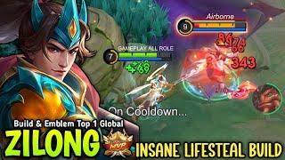 100% BACK TO META! ZILONG NEW BROKEN BUILD FOR EXP LANE THE REAL MONSTER - BUILD TOP 1 GLOBAL ZILONG