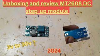 MT3608 step-up dc module unboxing and review