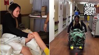 Woman miraculously walks again after a year of paralysis