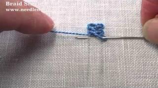 Braid Stitch or Cable Plait Stitch