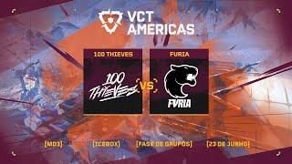 FURIA x 100 Thieves (Mapa 1: Icebox) | VCT Americas