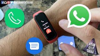 Samsung Galaxy Fit2 - Phone Calls, Texting (SMS), WhatsApp and updating Quick Replies