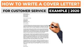 How To Write A Cover Letter For A Customer Service Job? | Example