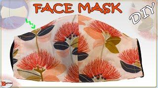 HOW TO MAKE FACE MASK CLOTH | FACE MASK WITH FILTER POCKET | HOW TO SEW FACE MASK AT HOME EASY