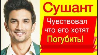 СУШАНТ СИНГХ РАДЖПУТ ЧУВСТВОВАЛ, ЧТО ЕГО ХОТЯТ ПОГУБИТЬ