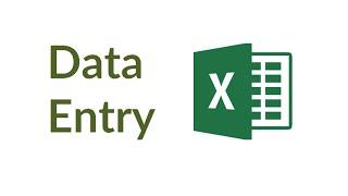 Introduction to Excel: Efficient Data Entry in Excel