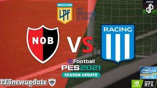 Newell's Vs Racing // Liga Profesional Argentina 2024 // (Pes 2021Dream Patch 2025)