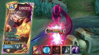 HAYABUSA CRAZY COMBO 1HIT |TOP GLOBAL HAYABUSA -Mobile Legends