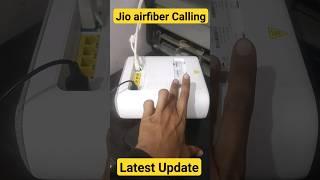 Jio air fiber calling update | How to call using jio airfiber