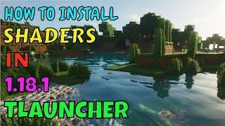 How to Download and Install Shaders in Tlauncher 1.18.1 || RTX Shaders for Tlauncher Minecraft 2022