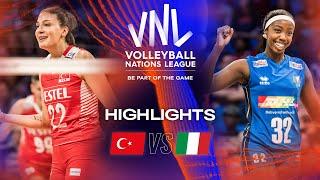  TUR vs.  ITA - Highlights Quarter Finals | Women's VNL 2023