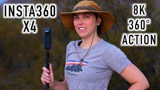Insta360 X4 - 8K 360-degree video! Desert Adventure with Me