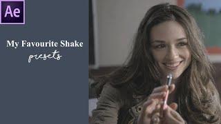 My Favourite Shake Presets  | Adobe After Effects