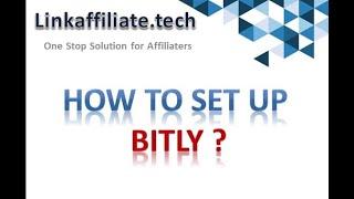 How to setup Bitly in LinkAffiliate?