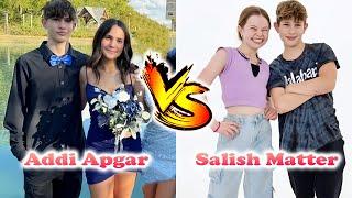 Salish Matter VS Addi Apgar (Nidal's Girlfriend) Transformation | From Baby To Now Years Old