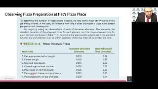 Ch 7: Part 4- Time study example: Observed Time, Normal Time, & Standard Time