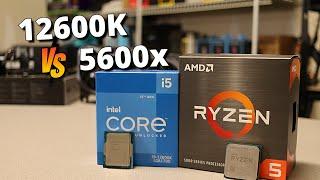 i5 12600k vs Ryzen 5 5600x - $300 CPU comparison