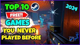 TOP 10 Free Games you Never Played Before (Steam/2024)