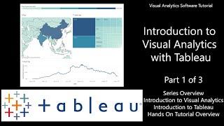 Introduction to Visual Analytics with Tableau (Part 1 of 3) #Data Science #Visualization