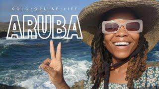 Full-time Solo Female Travel | Solo Cruise to Aruba - Cruise Food + Entertainment