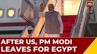 PM Narendra Modi Concludes His 3-day USA Visit, Leaves For Egypt